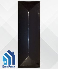کاشی خاک‌سفید جگوار 30x10 کالکشن ملودی مشکی براق