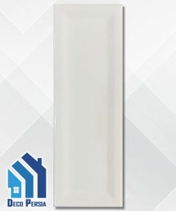 کاشی خاک‌سفید جگوار 30x10 کالکشن کونیک سفید براق