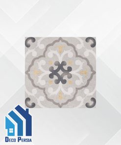 کاشی خاک‌سفید جگوار 15x15 کالکشن سیپریانو طوسی روشن دکور (B) مات