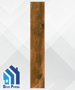 کاشی خاک‌سفید فخار 120x20 طرح پارکت کالکشن اکستریم قهوه ای مات