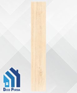 کاشی خاک‌سفید فخار 120x20 طرح پارکت کالکشن ساج کرم مات