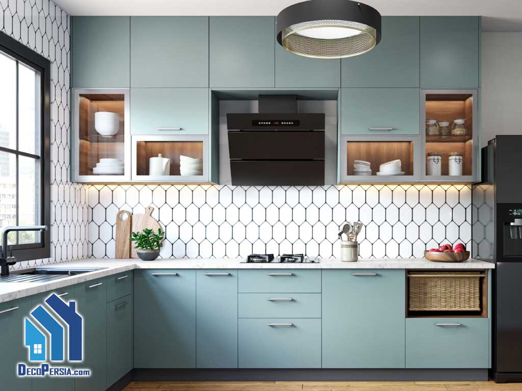 انواع کاشی بین کابینتی