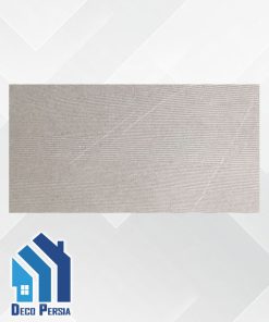 کاشی خاک‌سفید فخار 60x120 طرح سامانا طوسی روشن دکور مات
