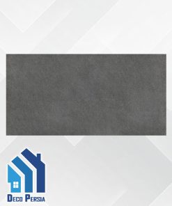 کاشی خاک‌سفید فخار 60x120 طرح کارپی طوسی تیره ساده مات