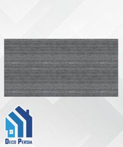 کاشی خاک‌سفید فخار 60x120 طرح کارپی طوسی تیره دکور مات
