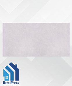 کاشی خاک‌سفید فخار 60x120 طرح کارپی طوسی روشن ساده مات