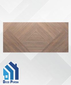 کاشی خاک‌سفید فخار 60x120 طرح استاروود قهوه ای مات
