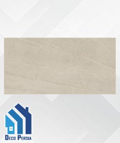 کاشی خاک‌سفید فخار 60x120 طرح ریما استخوانی کرم شوگر افکت