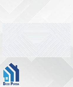 کاشی خاک‌سفید فخار 60x120 طرح مونوکالر استراکچر سفید مات