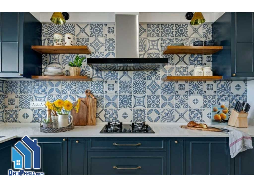 کاشی بین کابینتی مدرن