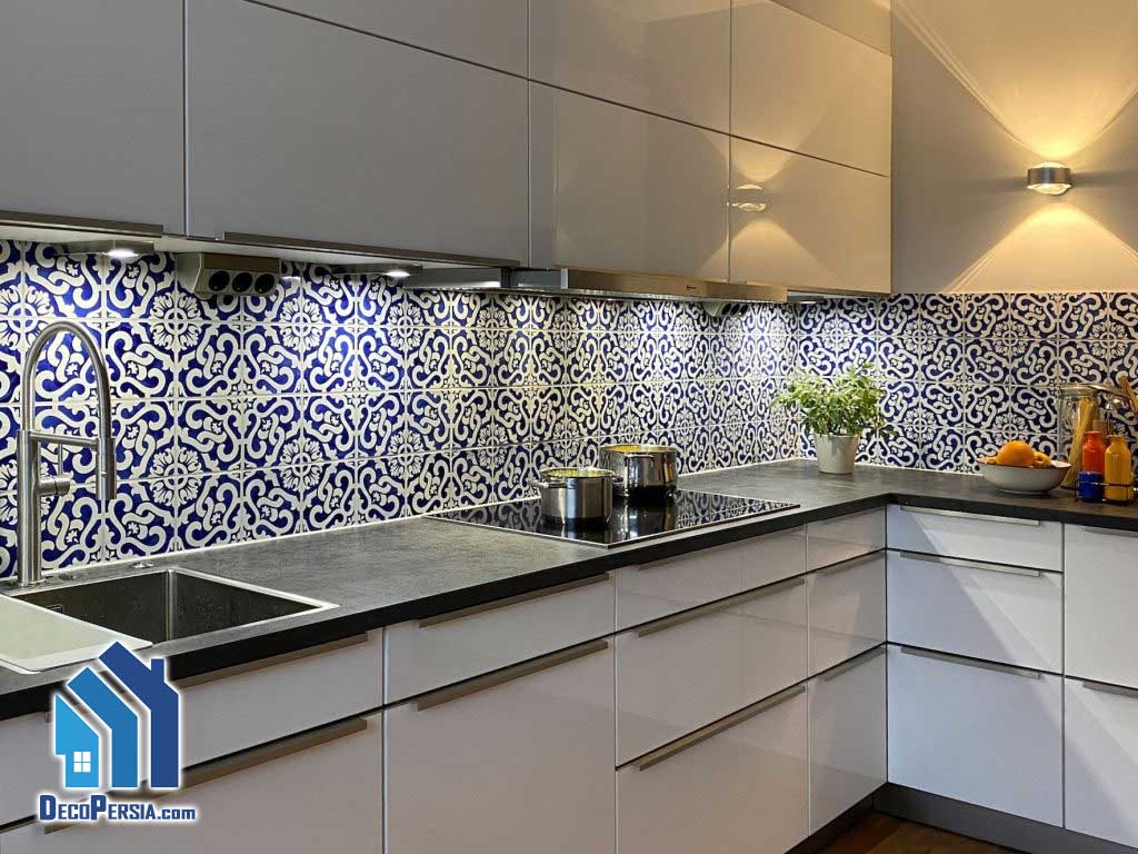کاشی بین کابینتی کلاسیک